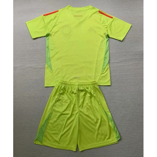 Njemačka Golmanski Gostujuci Dres za Dječji EP 2024 Kratak Rukavima (+ kratke hlače)